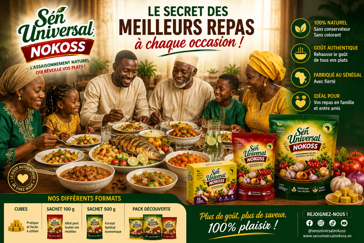 Le secret des meilleurs repas à chaque occasion - Sén Universal NOKOSS